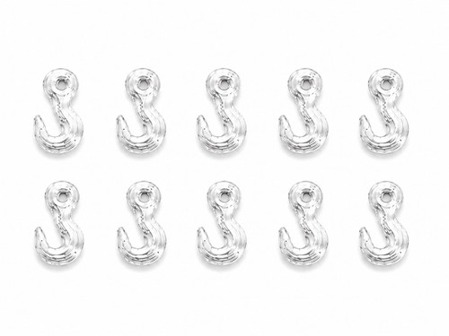 10x metallic silver winch tow - 10x,