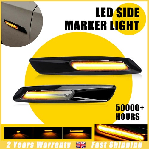 Black side indicator light - 2x,