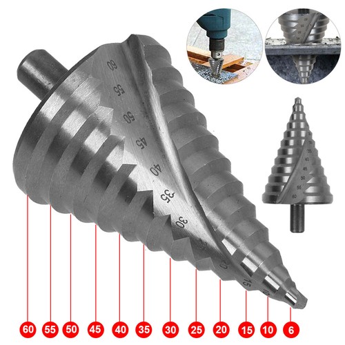 Large step cone drill hss - cone,