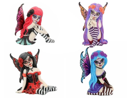 New sugar skull - skull, fairy