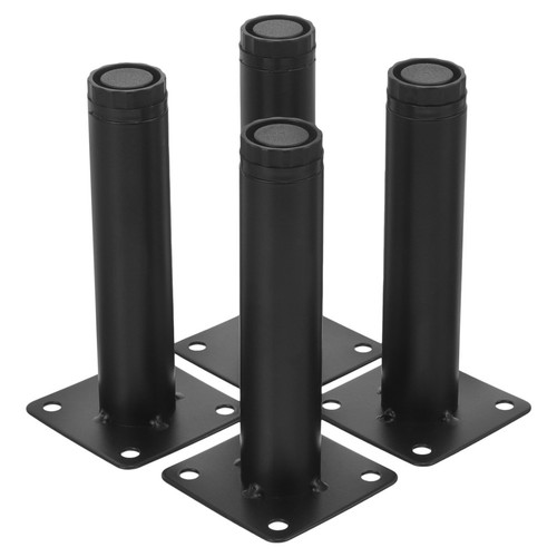 4pcs stable black - 4pcs, metal