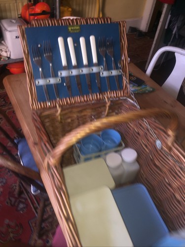 Vintage brexton wicker picnic - brexton,