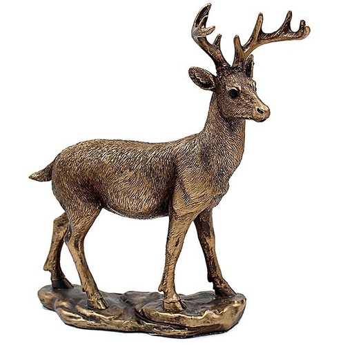 Reflections art bronze deer - reflections,