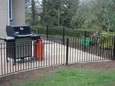 Wrought iron railings