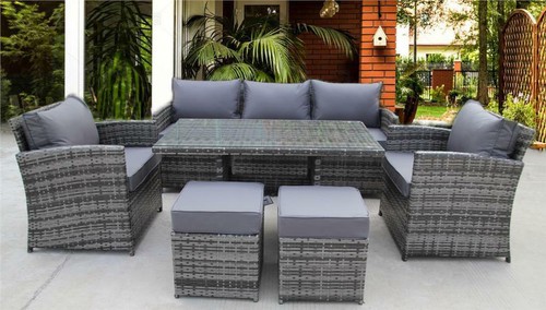 Rattan wicker garden - garden, outdoor