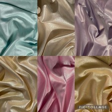 Metallic Glitter Foil Shimmer Lame Dress Fabric 150cm wide