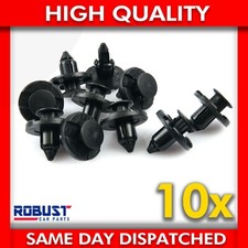10X WHEEL ARCH LINING SPLASH GUARD CLIPS FOR NISSAN 8MM PLASTIC TRIM CLIPS