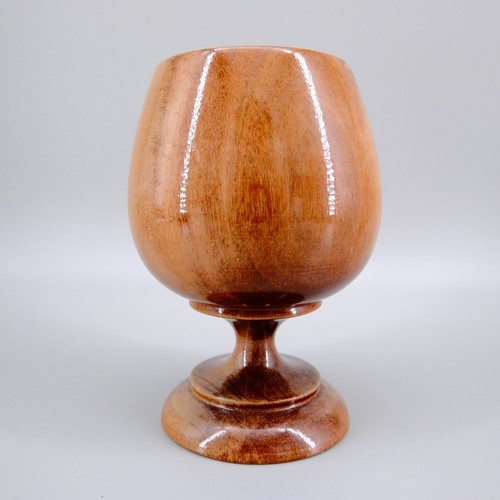 Hand turned wooden - wooden, brandy