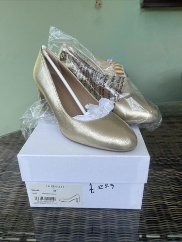 Bennett court shoes gold - bennett,