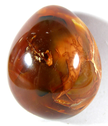 Carnelian egg like palmstone - carnelian,