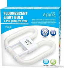 Light Bulb Fluorescent 2D Lamp 28W GR8 2 Pin White Energy Saving Slim Tube Home