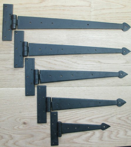 Pair hand forged blacksmith - of,