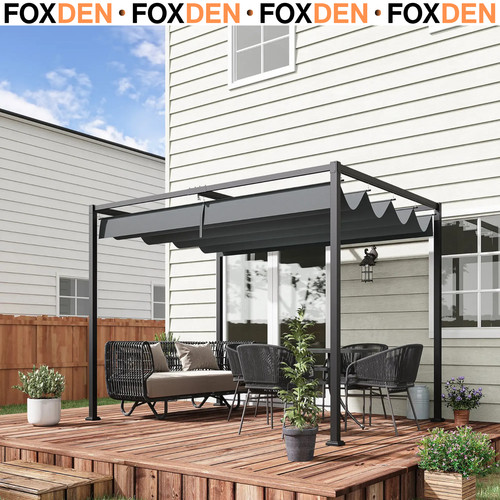 Metal pergola retractable - pergola,