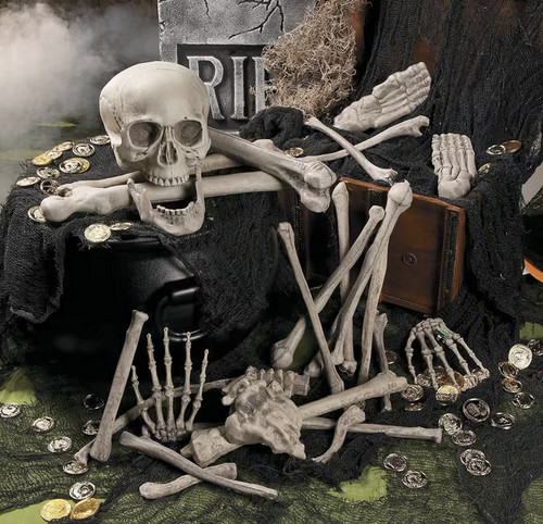28pc bag bones halloween - of,