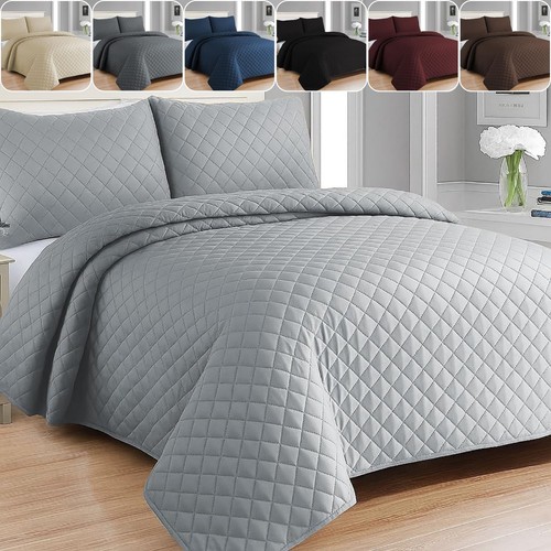 Embossed quilted bedspread - quilted,