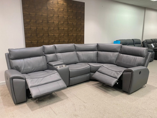 Ronan grey leather electric - "ronan",