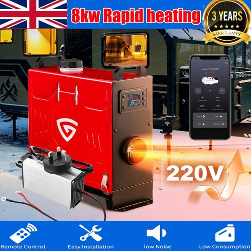 Diesel air heater 8kw 12v - air,