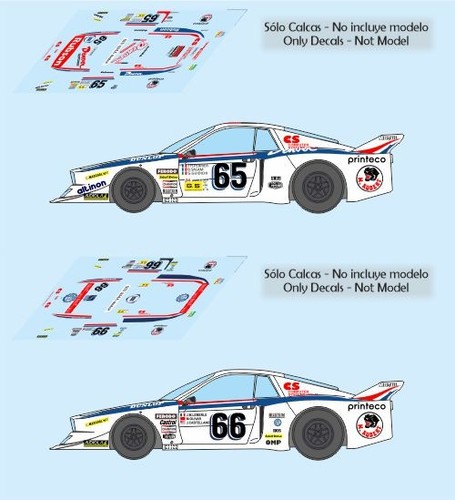 Decals lancia beta - decals,