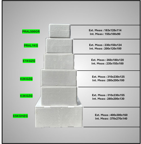 Polystyrene cool box sets - sets, –