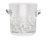 Emma Bridgewater Black Toast SMALL Glass Ice Bucket Boxed NEW