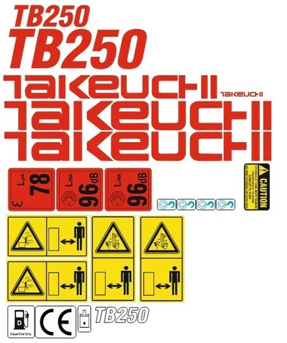 Takeuchi tb250 mini digger - mini,