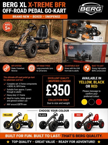 Berg pedal kart - berg, go-kart