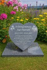 Memorial Stone Gravestone Granite Cemetery Headstone Personalised Grave Plaque