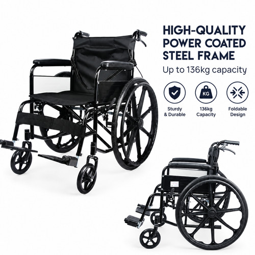 Poriya folding wheelchair - folding, 24
