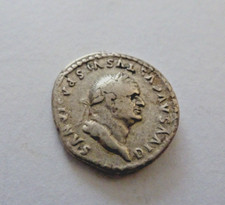 ROMAN. Vespasian Divus Denarius; minted under Titus, gVF and Scarce Ref# 894