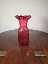 Vintage Cranberry Glass