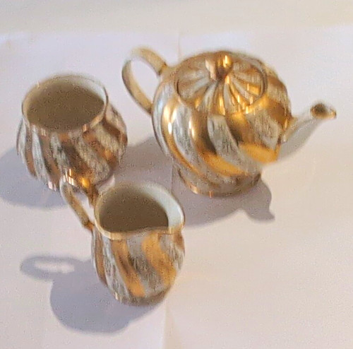Porcelain white gold trim - white,