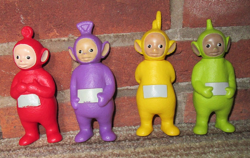 Teletubbies plastic figures - plastic,