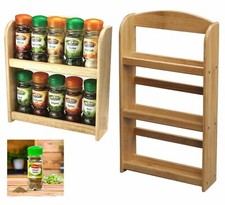 2 & 3 TIER BAMBOO WOOD SPICE