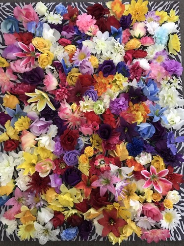 100 flower heads mix - 100, lot