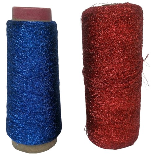 Metallic lurex yarn cones - metallic,