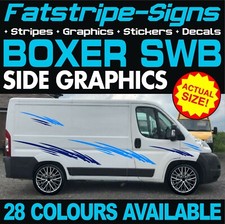 to fit PEUGEOT BOXER SWB L1 GRAPHICS STICKERS STRIPES DECALS CAMPERVAN MOTORHOME