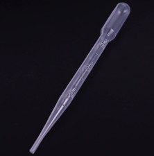 10x 3ML Disposable Plastic Eye Dropper Transfer Graduated Pipettes Office Lab