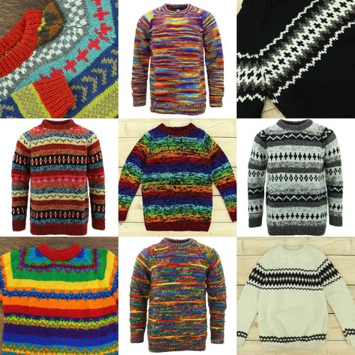 Wool knit jumper sweater - wool,
