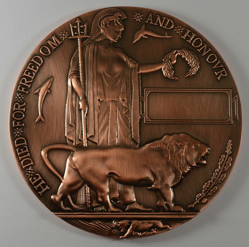 Full size bronze world war - war, 1
