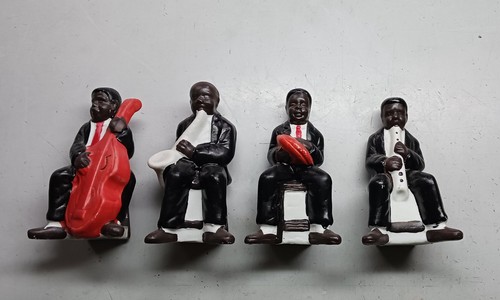 Vintage ceramic jazz band - ceramic,