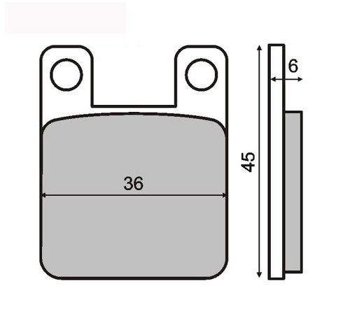 Rear sintered brake pads - brake,