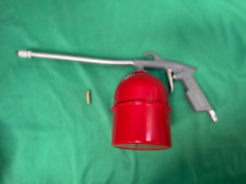 Air Sandblaster Gun with Red Hopper Portable Sand Blasting Tool for Rust & Paint