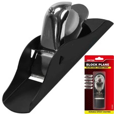 Dekton Block Plane 33mm x 90mm Hand Plane Adjustable Manual Woodwork Tool