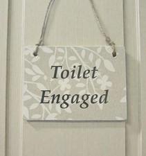 Toilet Engaged Vacant Door