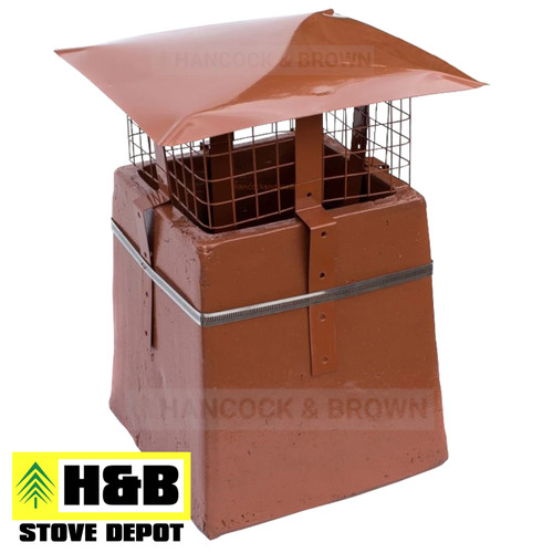 Square chimney cowl - square,