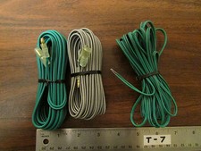 3 Rolls Green and Grey Zipcord