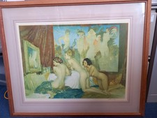 RARE - Sir William Russell Flint "Models Of Godesses" Signed Framed Print