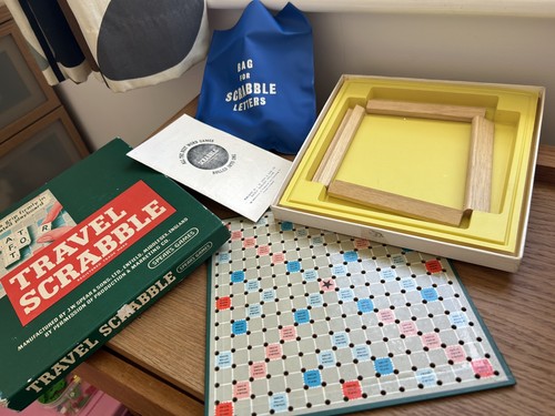 Scrabble vintage travel - scrabble,