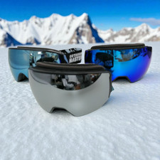 OutdoorMaster Ski Snow Goggles PRO 100% UV400 Protection Interchangeable Lens