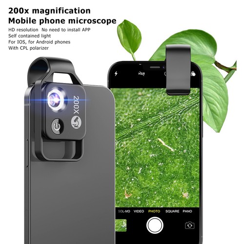 200x phone mini - mini, microscope